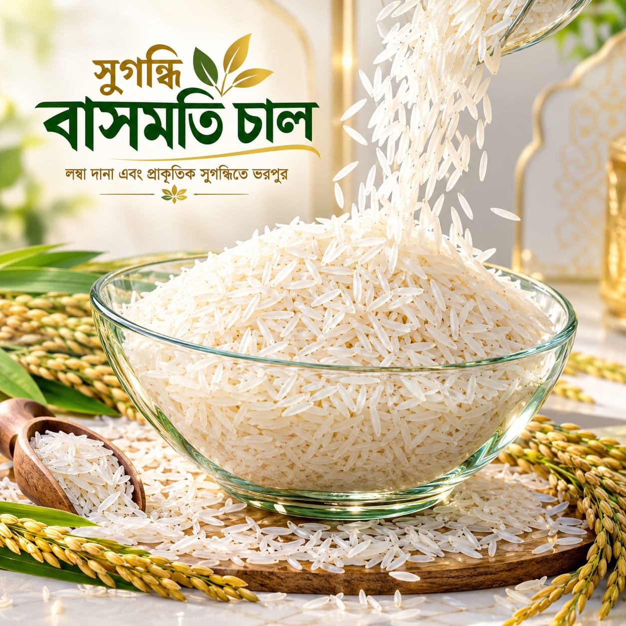 বাসমতি চালের দানা